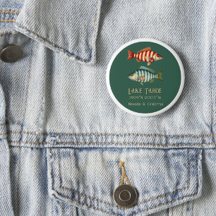 Lake Tahoe Nevada California accessory souvenir Button