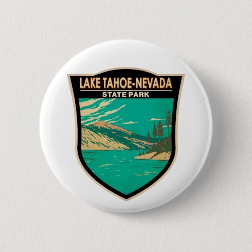 Lake Tahoe Nevada State Park Nevada Vintage Button