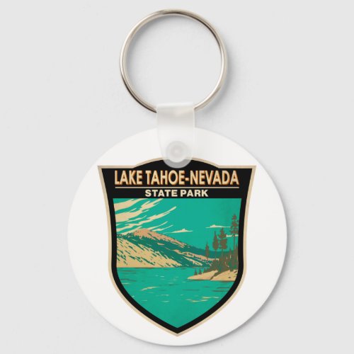Lake Tahoe Nevada State Park Nevada Vintage Keychain