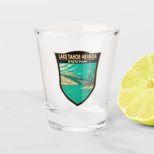 Lake Tahoe Nevada State Park Nevada Vintage Shot Glass