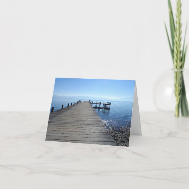 Lake Tahoe Pier Card (Front)