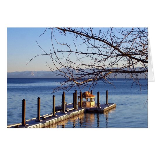 Lake Tahoe Pier Cards (Front Horizontal)
