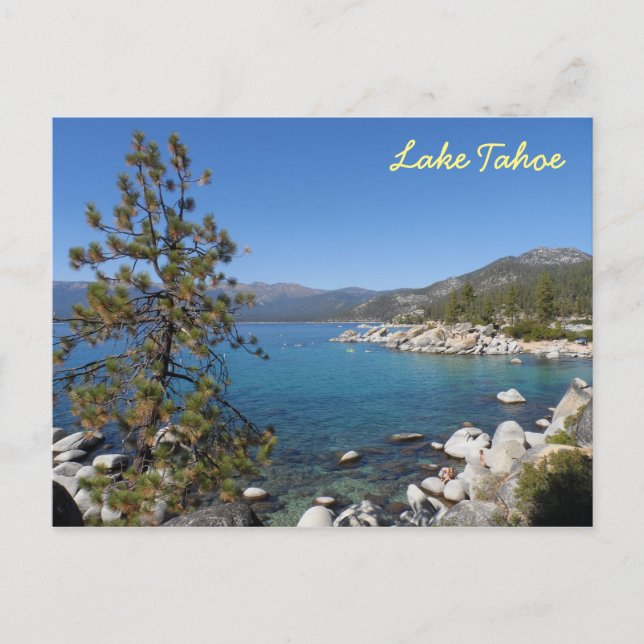 Lake Tahoe Postcard (Front)