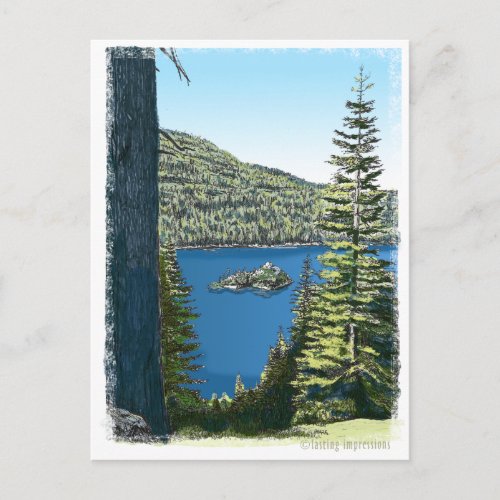 Lake Tahoe Postcard