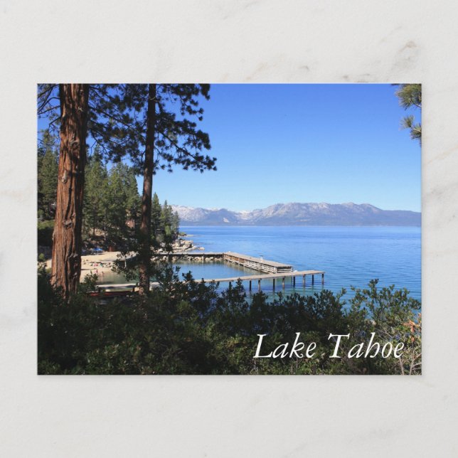 Lake Tahoe postcard (Front)
