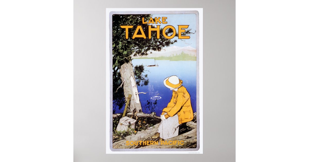 Lake Tahoe Poster | Zazzle