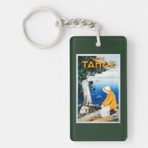 Lake Tahoe Promotional PosterLake Tahoe, CA Keychain
