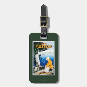Lake Tahoe Promotional PosterLake Tahoe, CA Luggage Tag