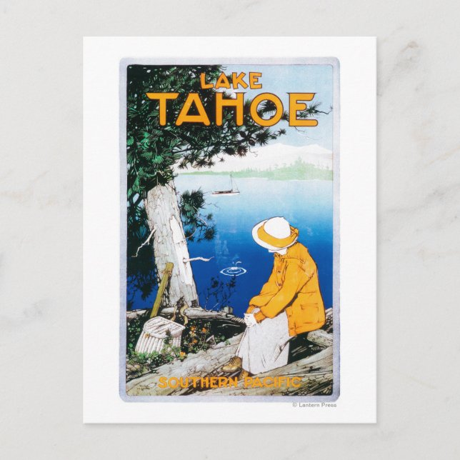 Lake Tahoe Promotional PosterLake Tahoe, CA Postcard (Front)