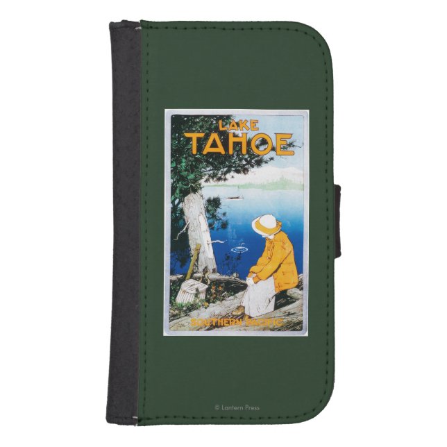 Lake Tahoe Promotional PosterLake Tahoe, CA Samsung Galaxy Wallet Case (Front)