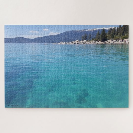 Lake Tahoe Puzzle Difficult 1000  pieces Zazzle com