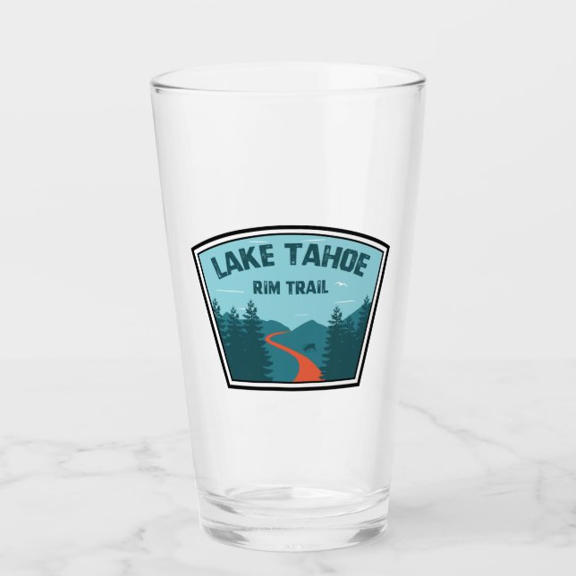 Lake Tahoe Rim Trail Glass (Front)