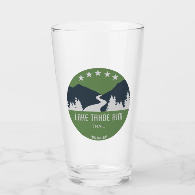 Lake Tahoe Rim Trail Glass (Front)