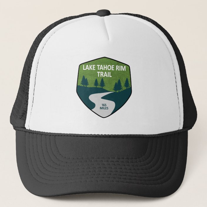 Lake Tahoe Rim Trail Trucker Hat | Zazzle.com