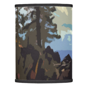 Lake Tahoe Sand Harbor Table Lamp Shade