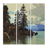 Lake Tahoe Sand Harbor Triptych