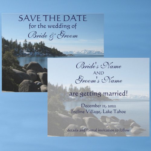 Lake Tahoe Save_the_Date Save The Date