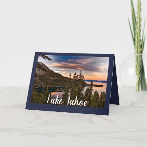 Lake Tahoe Scenic View Card