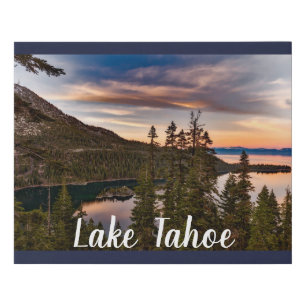 Lake Tahoe Scenic View Faux Canvas Print