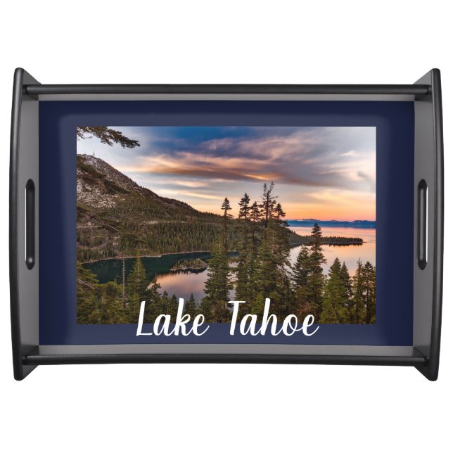 Lake Tahoe Scenic View Serving Tray (Front)