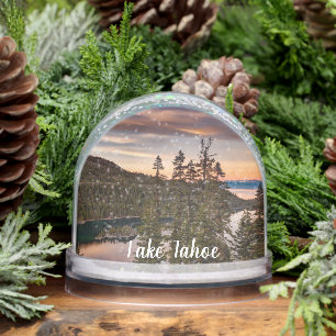 Lake Tahoe Scenic View Snow Globe