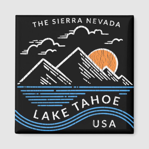 Lake Tahoe Sierra Nevada Mountain Magnet