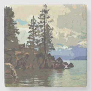 Lake Tahoe Stone Coaster