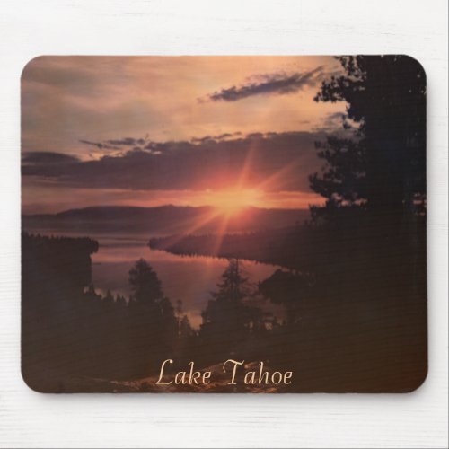 Lake Tahoe Sunrise Mousepad