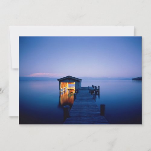 Lake Tahoe Sunset Invitation