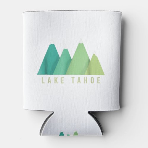 Lake Tahoe T_Shirt Mountain Hiking Tee Can Cooler