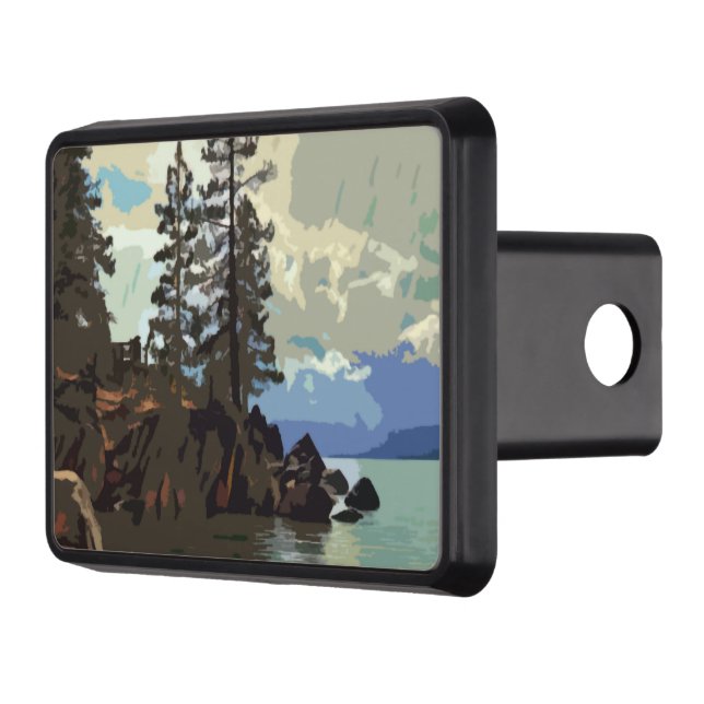 Lake Tahoe Trailer Hitch Cover (Left)