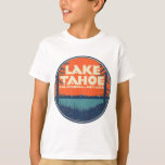 Lake Tahoe Vintage Travel Decal Design T-shirt at Zazzle