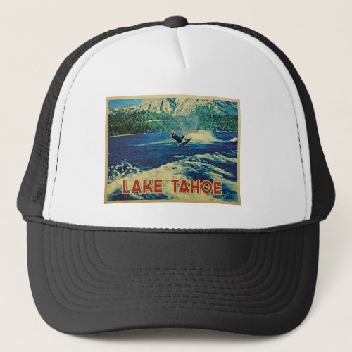 Lake Tahoe Water Skier Trucker Hat