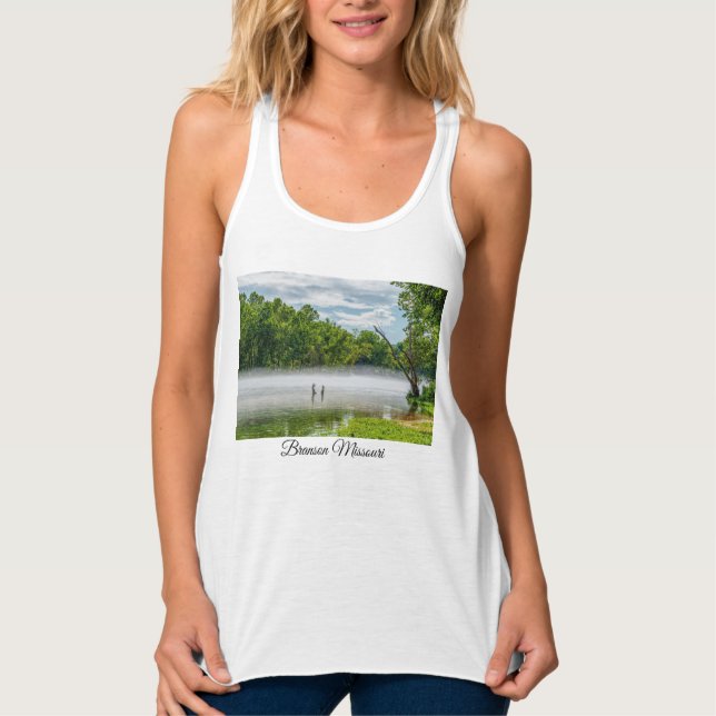 Lake Taneycomo Summer Fog Tank Top (Front)