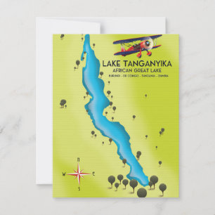 Lake Tanganyika African Great lake map