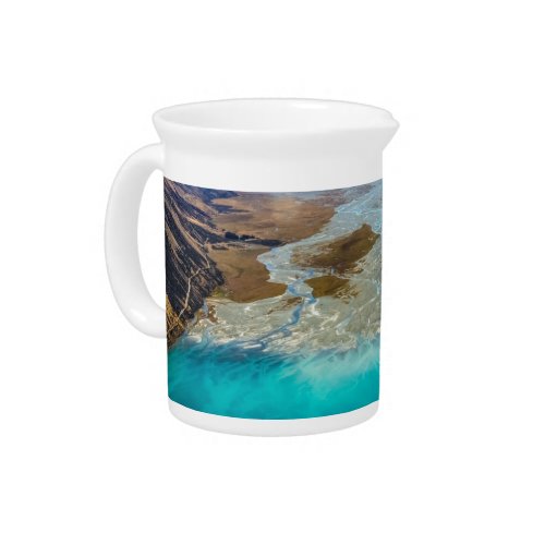 Lake Tekapo and Southern Alps New Zealand Beverage Pitcher