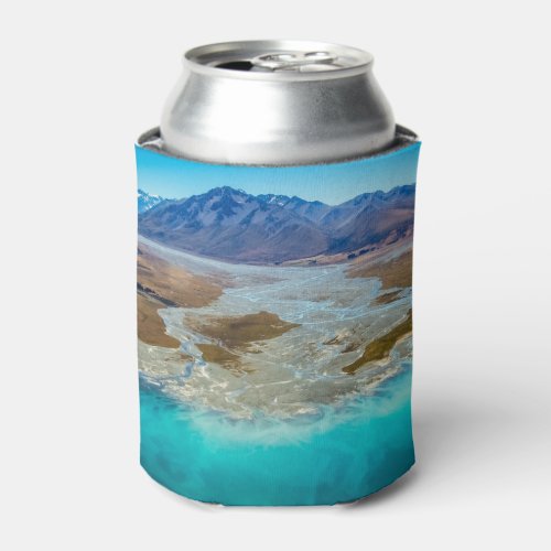 Lake Tekapo and Southern Alps New Zealand Can Cooler