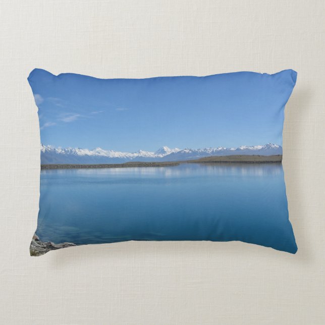 Lake Tekapo, New Zealand Accent Pillow (Front)