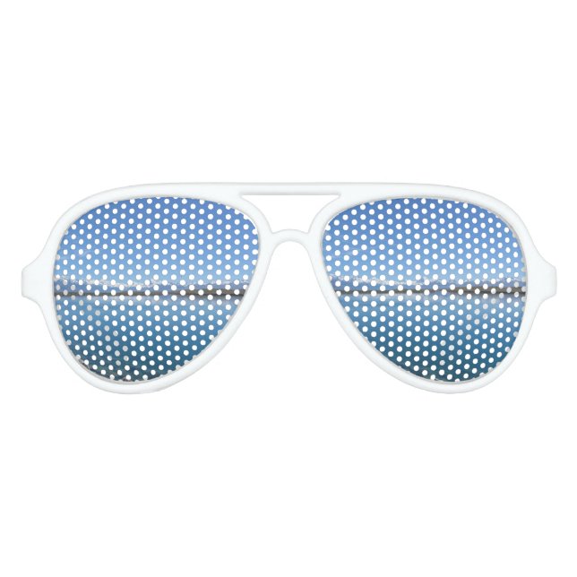 Lake Tekapo, New Zealand Aviator Sunglasses (Front)