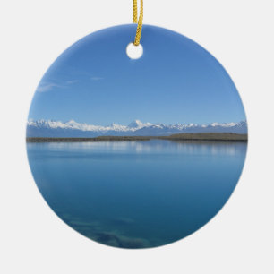 Lake Tekapo, New Zealand Ceramic Ornament