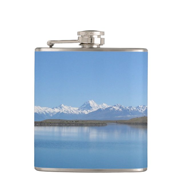Lake Tekapo, New Zealand Hip Flask (Front)