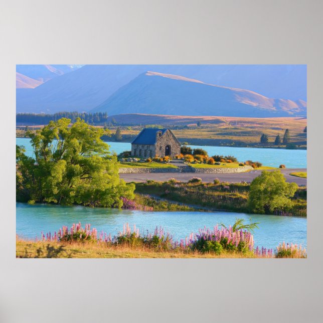 lake tekapo new zealand landscape poster FROM 8,99 (Front)