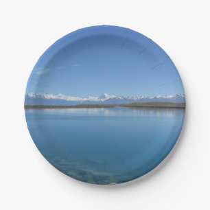 Lake Tekapo, New Zealand Paper Plates