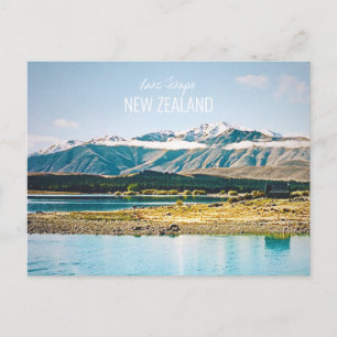 Lake Tekapo New Zealand South Island travel Postcard