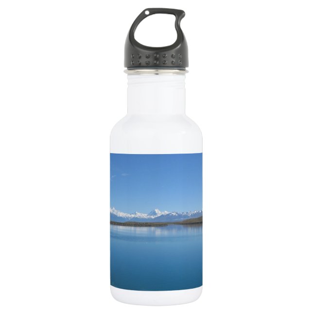 Lake Tekapo, New Zealand Stainless Steel Water Bottle (Front)