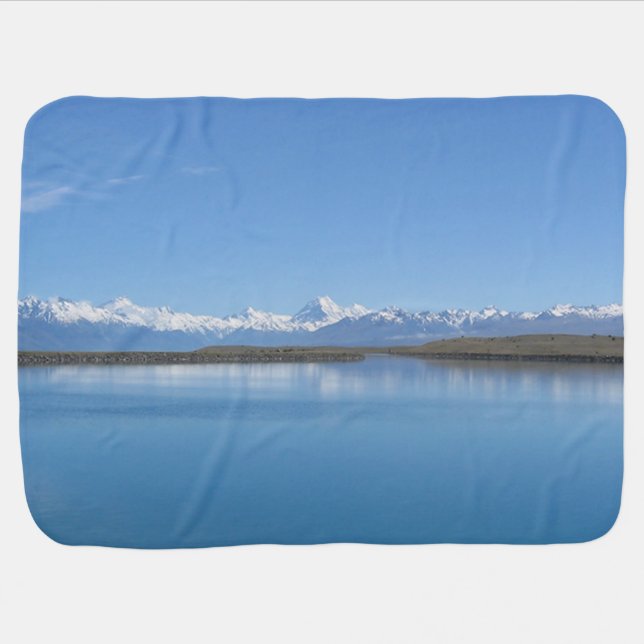 Lake Tekapo, New Zealand Stroller Blanket (Horizontal)