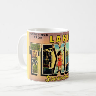 Lake Texoma Oklahoma Postcard Mug