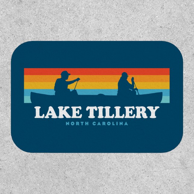 Lake Tillery North Carolina Canoe Patch (Front)