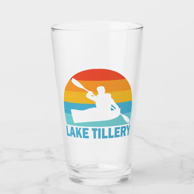 Lake Tillery North Carolina Kayak Glass (Front)