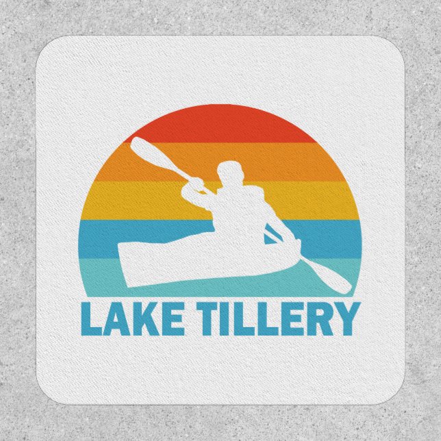 Lake Tillery North Carolina Kayak Patch (Front)